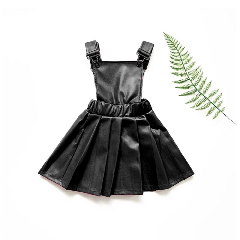 Leather dress